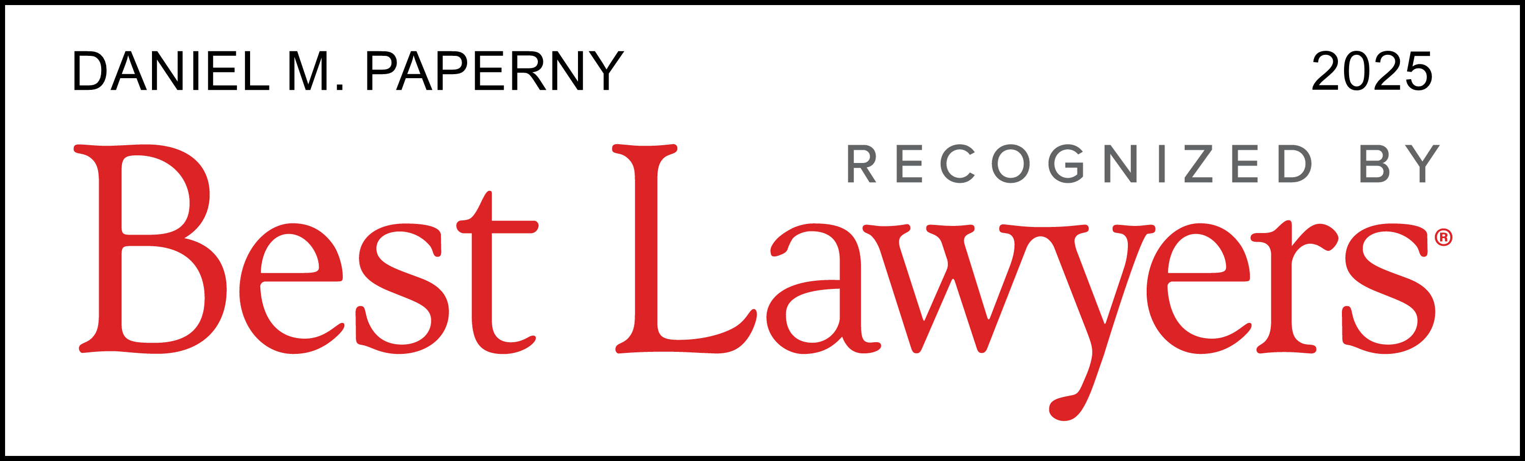 Best Lawyers - Daniel Paperny